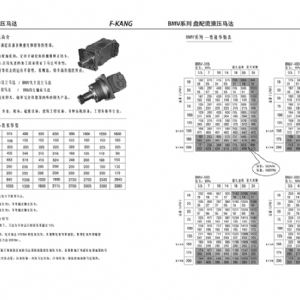 BMV系列擺線液壓馬達(dá)