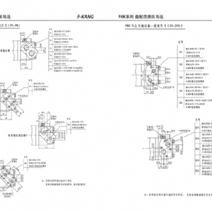 F6K系列擺線液壓馬達(dá)